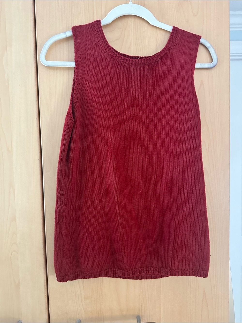 Eddie Bauer Sleeveless Knit Tank - Burgundy